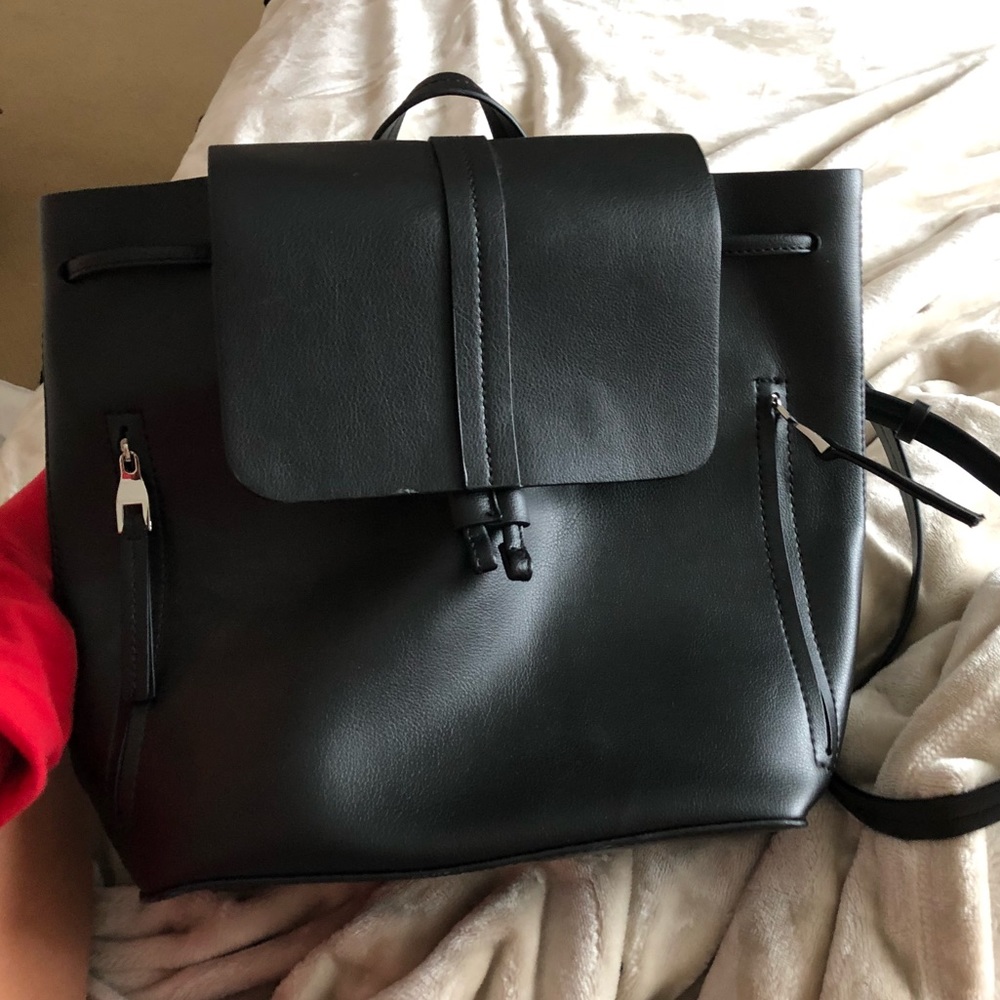 Zara Leather backpack